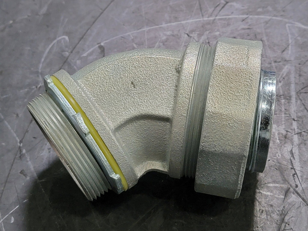 CROUSE-HINDS 2", 45 Deg Male Elbow Connector LT20045 