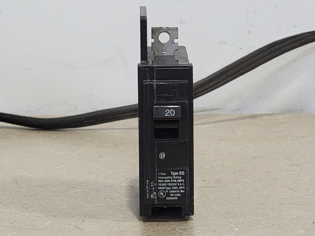 SIEMENS 20 Amp, 1 Pole, 120/240 volts Circuit Breaker BQ120