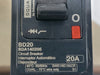SQUARE D 20 Amp, 1 Pole, 240 volts  Circuit Breaker BDA140205