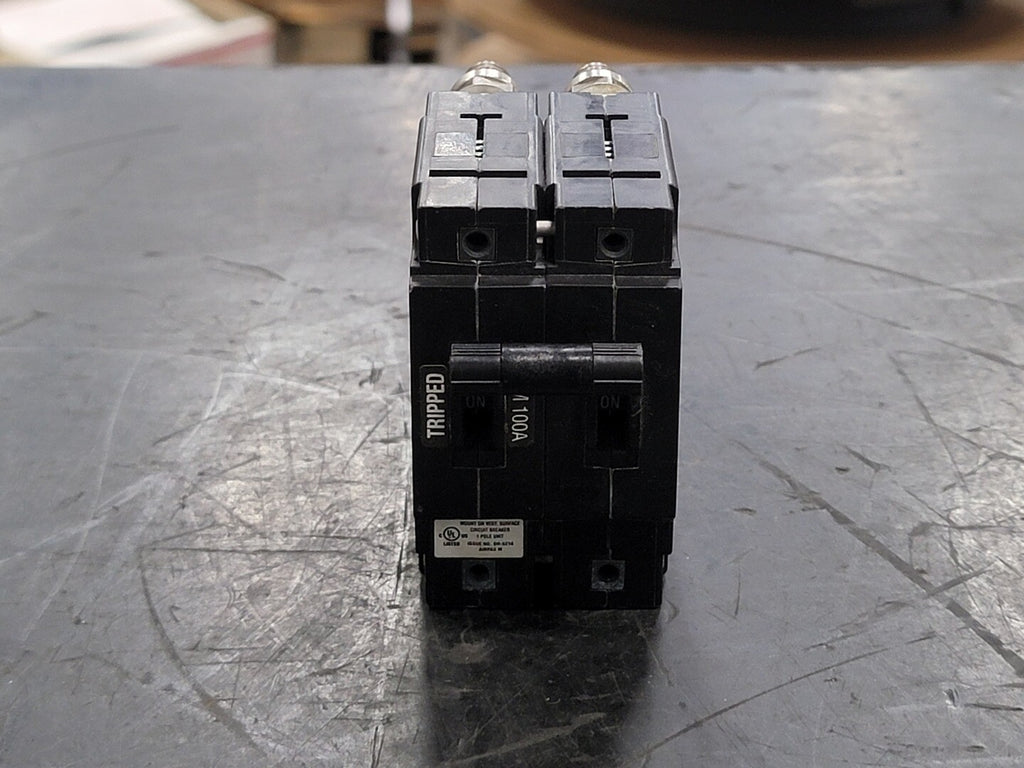 AIRPAX 100 Amp, 2 Pole, 80 volts Circuit Breaker LMLHPK11-1RLS4-30406-3