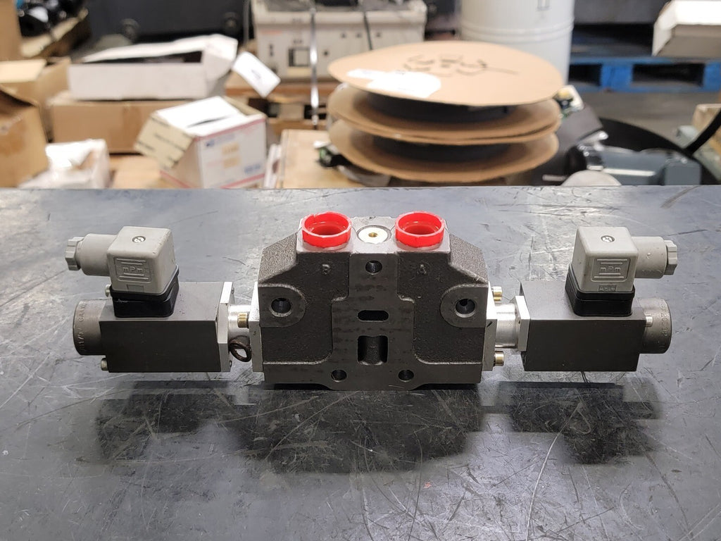 Hydraulic Valve Work Section 123410201 w/ Solenoid