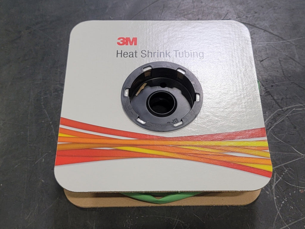 3M 3/8 in X 100 ft Heat Shrinkable Flexible Polyolefin Tubing Green FP-301