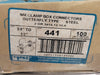 TOPAZ 3/8"- 1/2" Butterfly Clamp Box Connector 441 (Box of 100 pcs)
