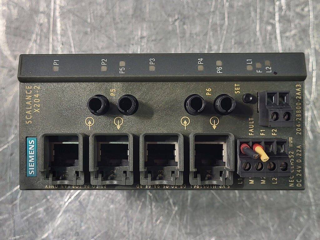 SIEMENS Simatic Net Industrial Ethernet Switch Scalance X204-2 6GK5204-2BB00-2AA3