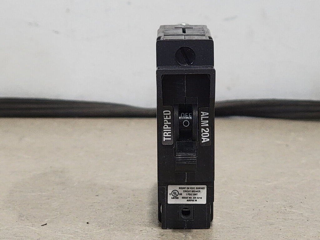 AIRPAX  20 Amp, 1 Pole, 80 volts Bullet Circuit Breaker LMLK1-1RLS4-29877-6-V 