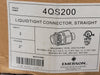 EMERSON 2 in. Liquidtight connector straight 4QS200 (Box of 2)