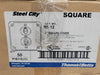 STEEL CITY 4" Square Cover RS 12 (Box of 5)
