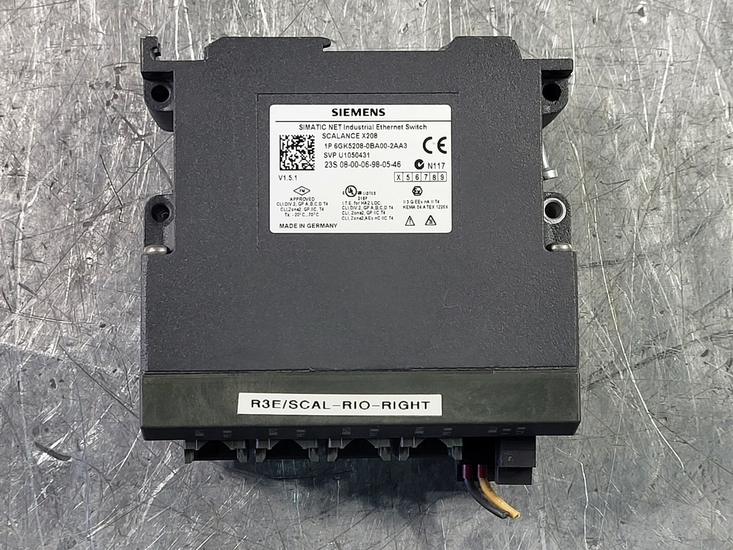 Siemens Simatic Net Industrial Ethernet Switch Scalance X208 6GK5208-0 Siemens Simatic Net Industrial Ethernet Switch Scalance X208 6GK5208-0