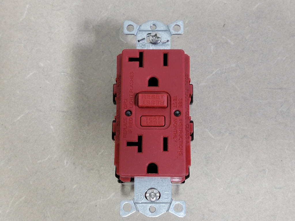 HUBBELL 20 Amp Snap Connect GFCI Receptacle Self-Test GFRST20SNAPR