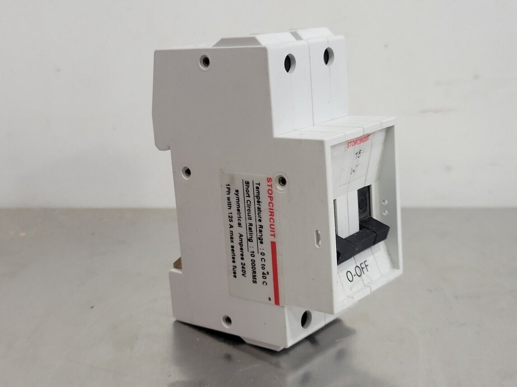 ENTRELEC 15 Amp, 2 Pole, 250 volts Circuit Breaker GMB 15D 