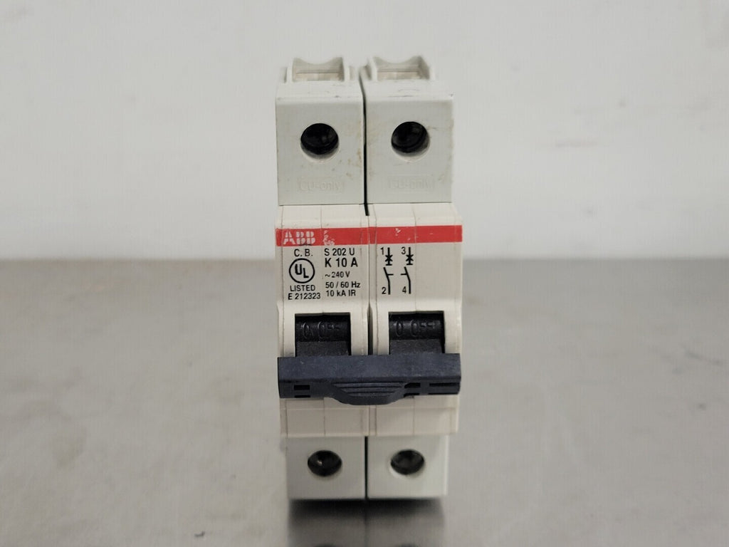 ABB 10 Amp, 2 Pole, 240 volts Circuit Breaker S202U-K10A