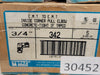 TOPAZ 3/4" 90 Deg Set Screw Inside Corner Pull Elbow 342 (Box of 4)