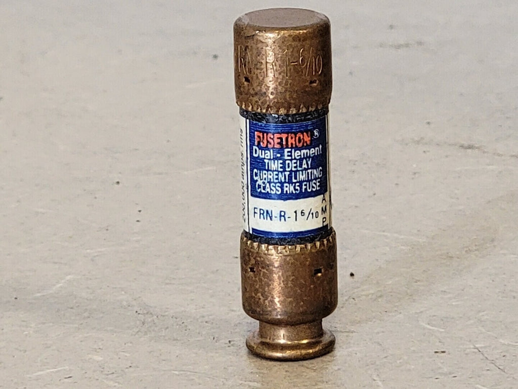 FUSETRON 1-6/10 Amp Class RK5 Time Delay Fuse FRN-R-1-6/10 ( Box of 2 pcs)