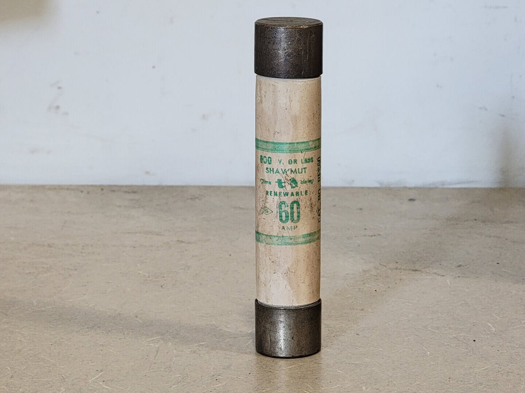 SHAWMUT 60 Amp Class H Renewable Fuse RFS60