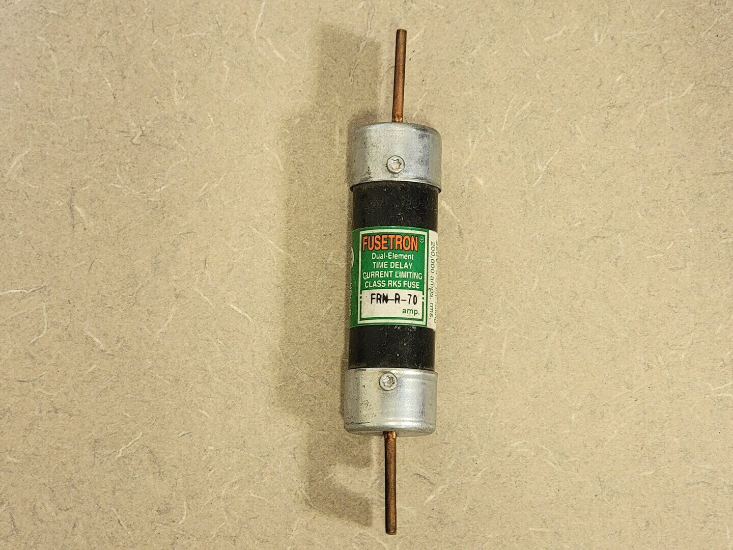 FUSETRON 70 Amp Class RK5 Time Delay Fuse FRN-R-70