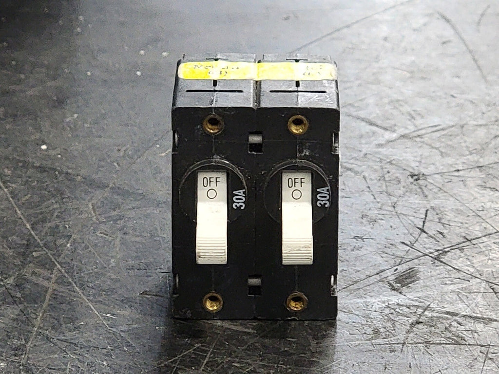 BLUE SEA 30 Amp, 2 Pole, 250 volts Circuit Breaker AA2-X0-09-734-X10-P