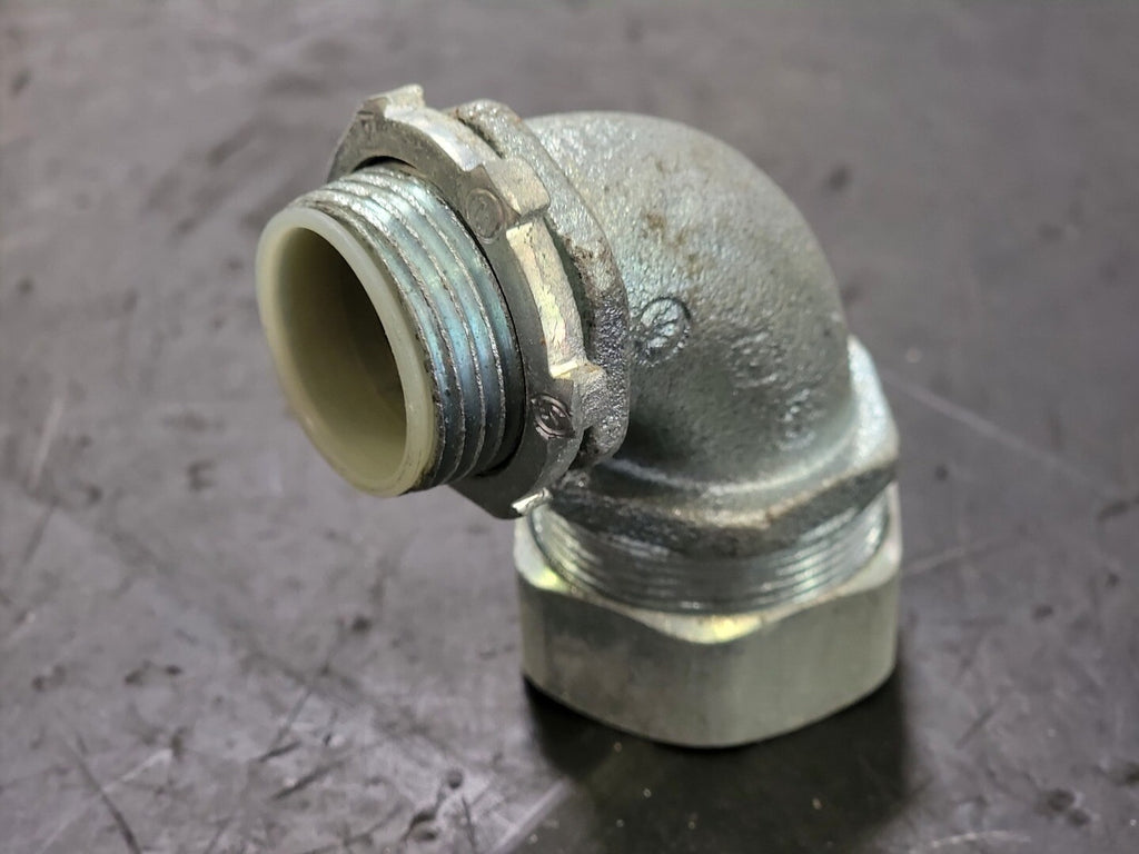 EFCOR 1" 90 deg Liquid-Tite Connector Insulated Throat 12-100B (Box of 50)