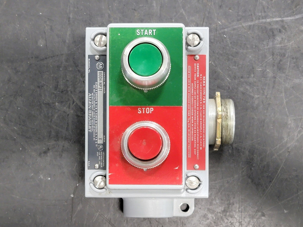 ALLEN-BRADLEY Pushbutton Control Station Assembly 800H-NP31