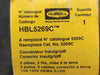 HUBBELL 15A 125V Insulgrip Plug HBL5269C