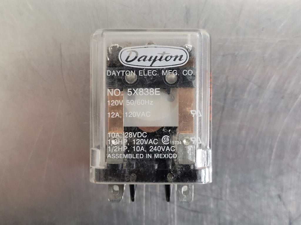 DAYTON 10 Amp General Purpose Relay 5X838E