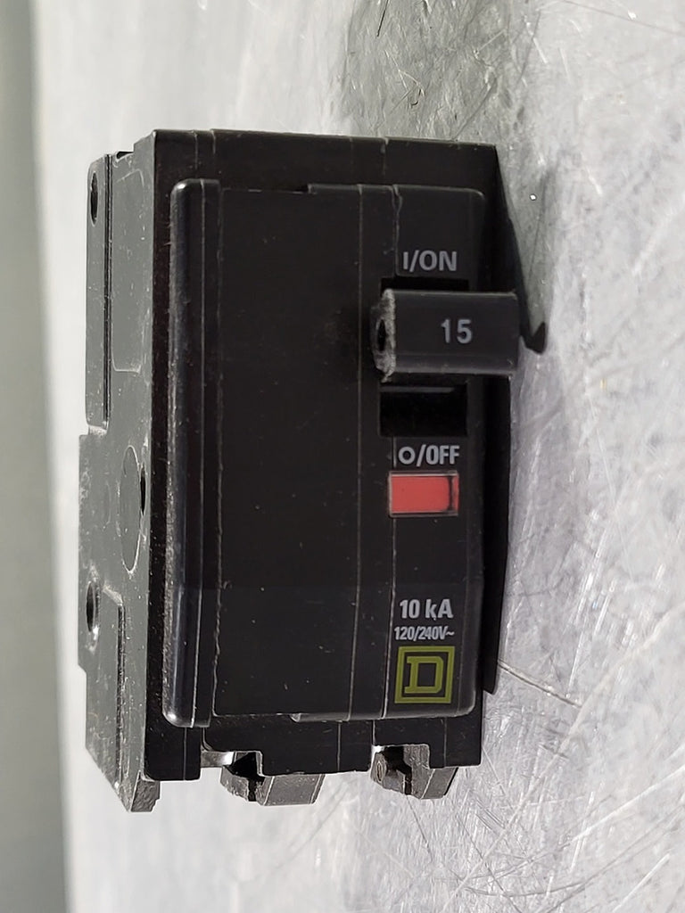 SQUARE D 15 Amp, 2 Pole, 120/240 volts Circuit Breaker QO215