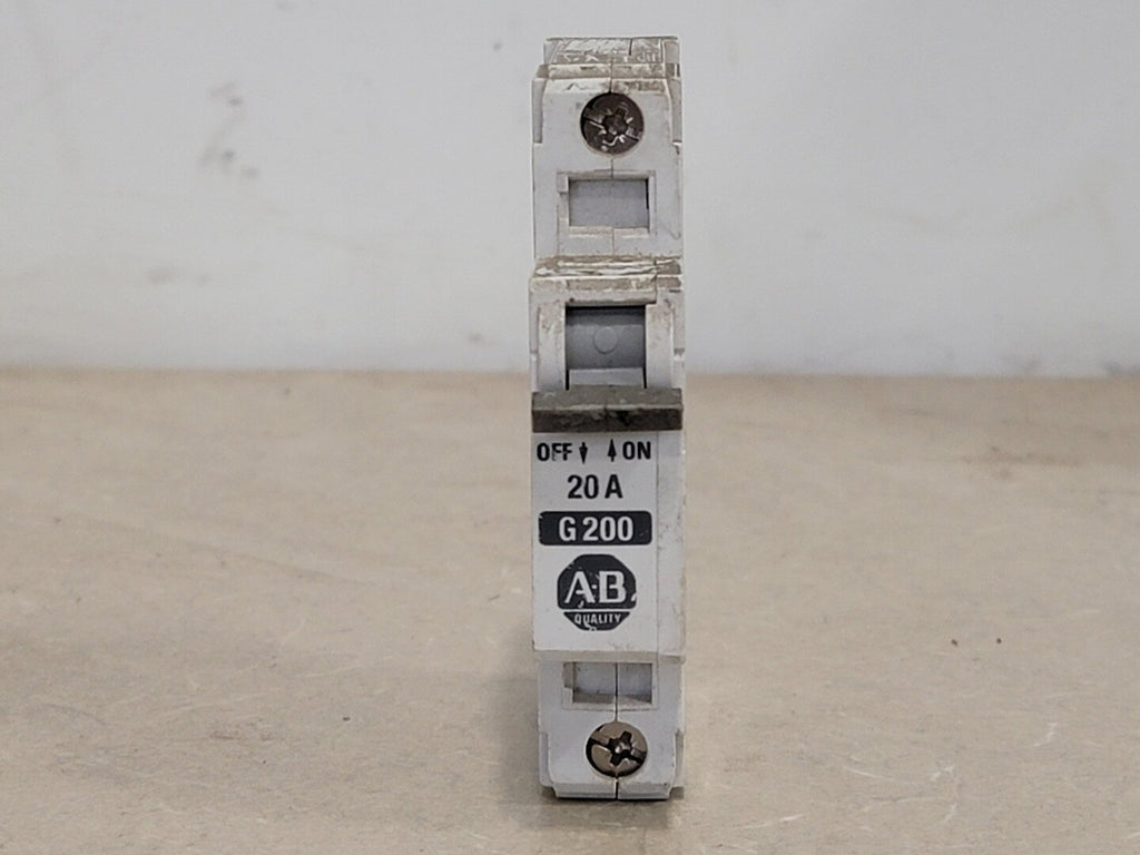 ALLEN-BRADLEY 20 Amp, 1 Pole, 277 volts Circuit Breaker 1492-CB1-G200 
