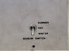 Season Switch R-18853 Remote Panel Box Blower Lock Out Heating