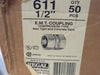 REGAL 1/2" EMT Compression Coupling 611 (Box of 50)