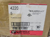 WIREMOLD Walkerduct Pro Series 2 in. Afterset Floor Box 4220 (Box of 5)
