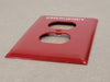 HUBBELL 3 1/8" X 4 7/8" Red Emergency Wall Plate PJ8RMEV (Box of 22)