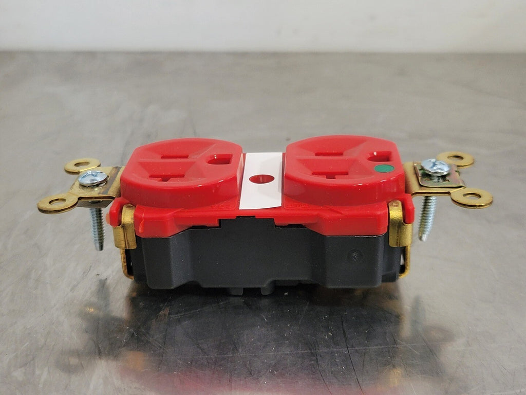 PASS & SEYMOUR 20A 125V PlugTail Duplex Receptacle PT8300-RED (Box of 9)