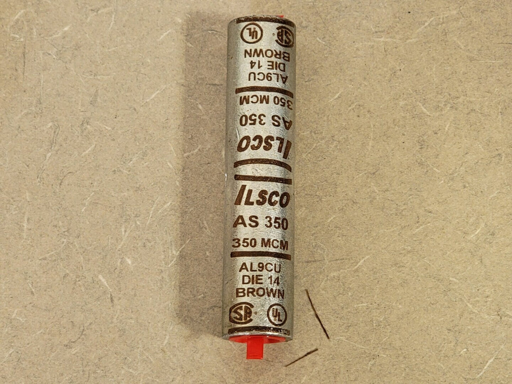 ILSCO 350 kcmil Aluminum Compression Sleeve AS-350 (Box of 3)