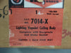 BENJAMIN Lighting Vapolet Ceiling Body 7014-X, 150-200 Watts Lamp