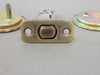 KWIKSET Round Pocket Door Lock, 2-1/8"