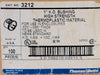 THOMAS & BETTS 1" Thermoplastic Knockout Seal Bushing 3212 (Box of 124)