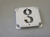STEEL CITY RS12 4" Steel Square Surface Cover, Duplex Receptacle, 1/2" Raised, (Box of 50)
