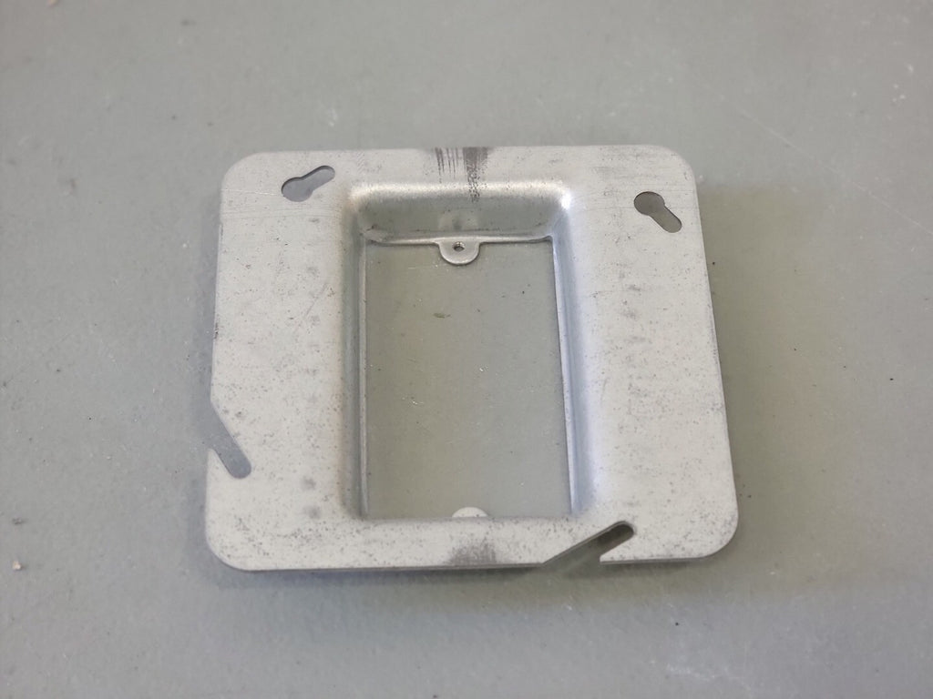 STEEL CITY 4-11/16" Square Device Ring 603-BW / 72-C-14, 3/4" Raised (Box of 52)