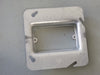 STEEL CITY 4-11/16" Square Device Ring 603-BW / 72-C-14, 3/4" Raised (Box of 52)