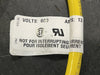 CROUSE-HINDS 6ft Cable 16 AWG 3/C STOW 600V w/ 3-Pins Right Angle Male Plug  5000109-15C