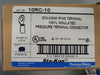 THOMAS & BETTS Insulated Ring Pressure Terminal Connector 10RC-10 (Box of 50)