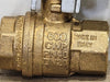 RUB INC. 3/4" Brass Ball Valve 600CWP PN40, CW617N 