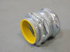 CROUSE-HINDS 1 1/2" Insulated Conduit Straight Connector, Compression Connection for EMT