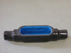 THOMAS & BETTS OCAL Blue 1 1/2" PVC-Coated Straight Conduit Body TA04648 A