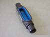 THOMAS & BETTS OCAL Blue 1 1/2" PVC-Coated Straight Conduit Body TA04648 A