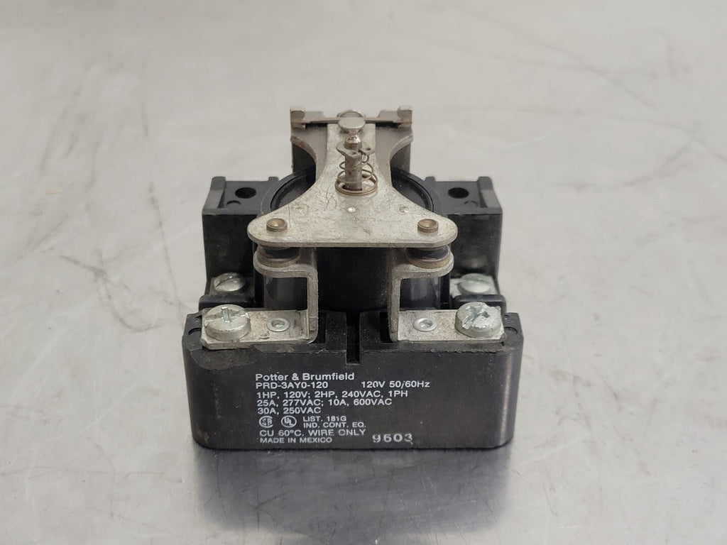 POTTER & BRUMFIELD 25 Amp Power Relay PRD-3AY0-120