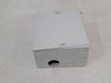 6"x6"x4" Screw Cover Junction Pull Box, 8 Knockouts
