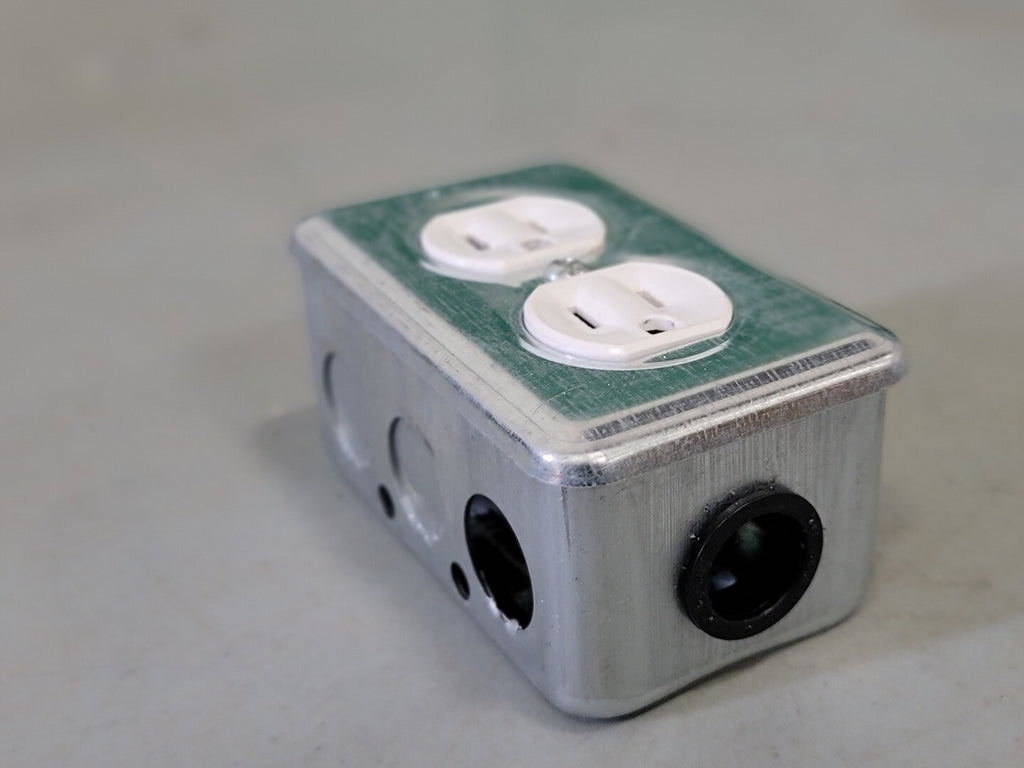 Duplex Receptacle with Outlet Utility Box