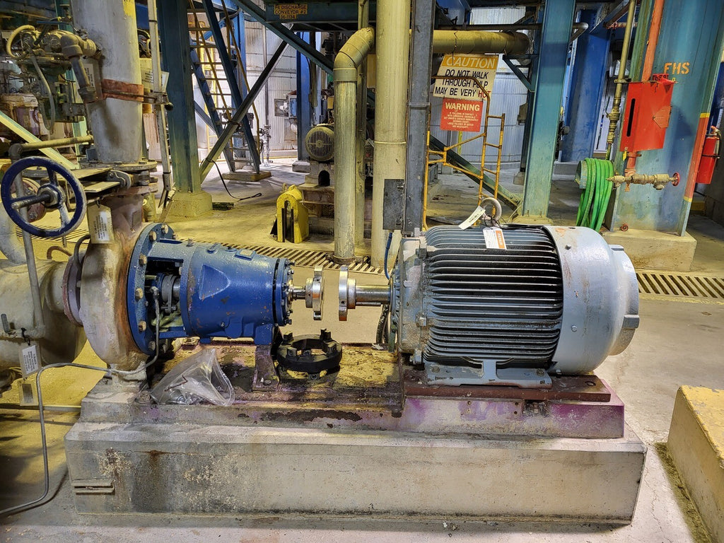 6X8-18 Paper Stock/Process Pump 3175 w/ 125 hp Motor