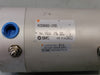 SMC Pneumatic Cylinder 2-1/2" Bore x 1" Stroke NCDGBA63-0100
