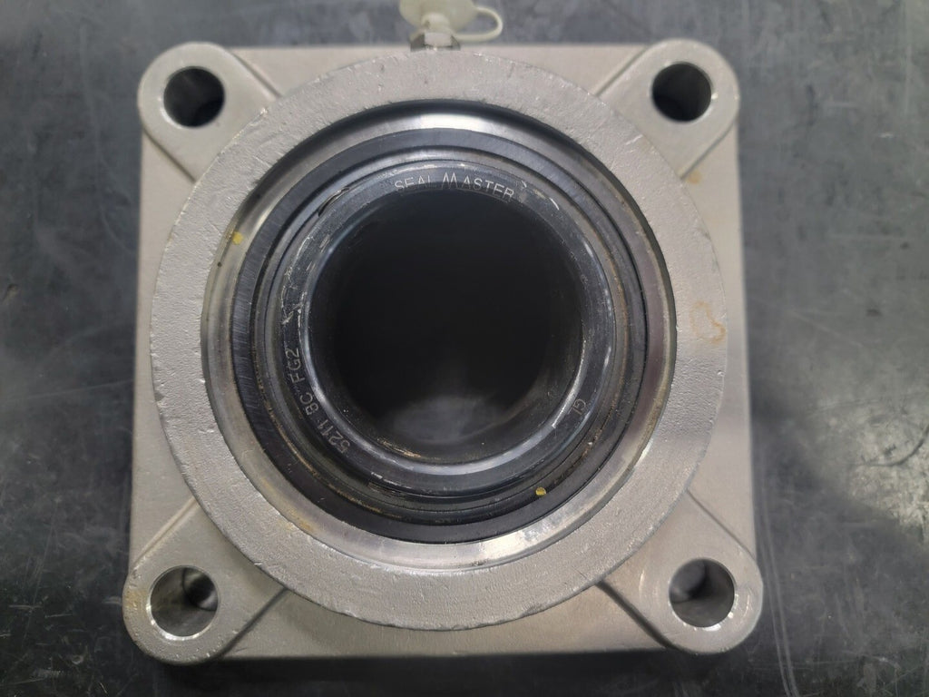 SEALMASTER 4-Bolt Flange Block Bearing SF-211 3C CR, 55mm Bore